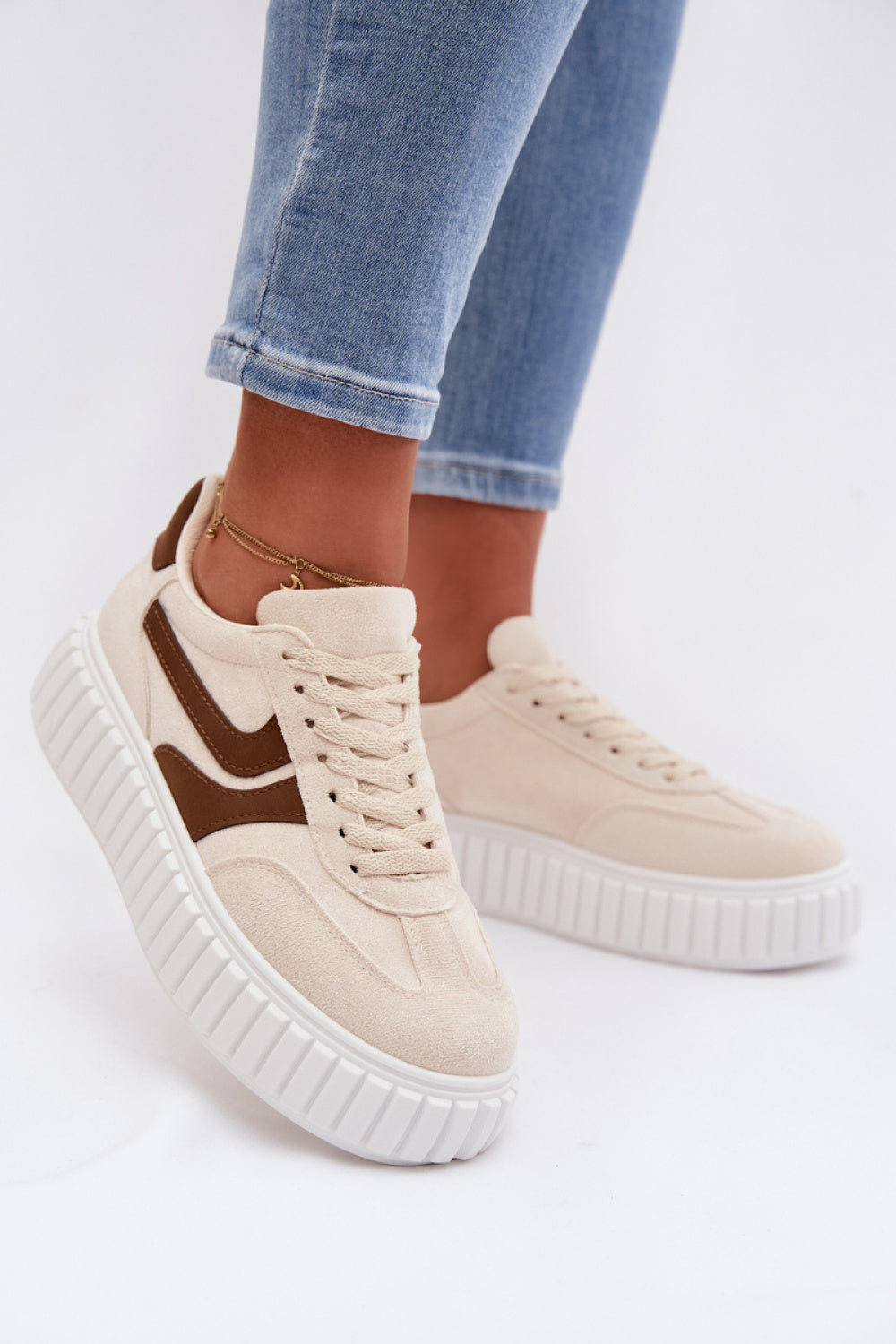 Chaussures de sport femme Step in style — beige