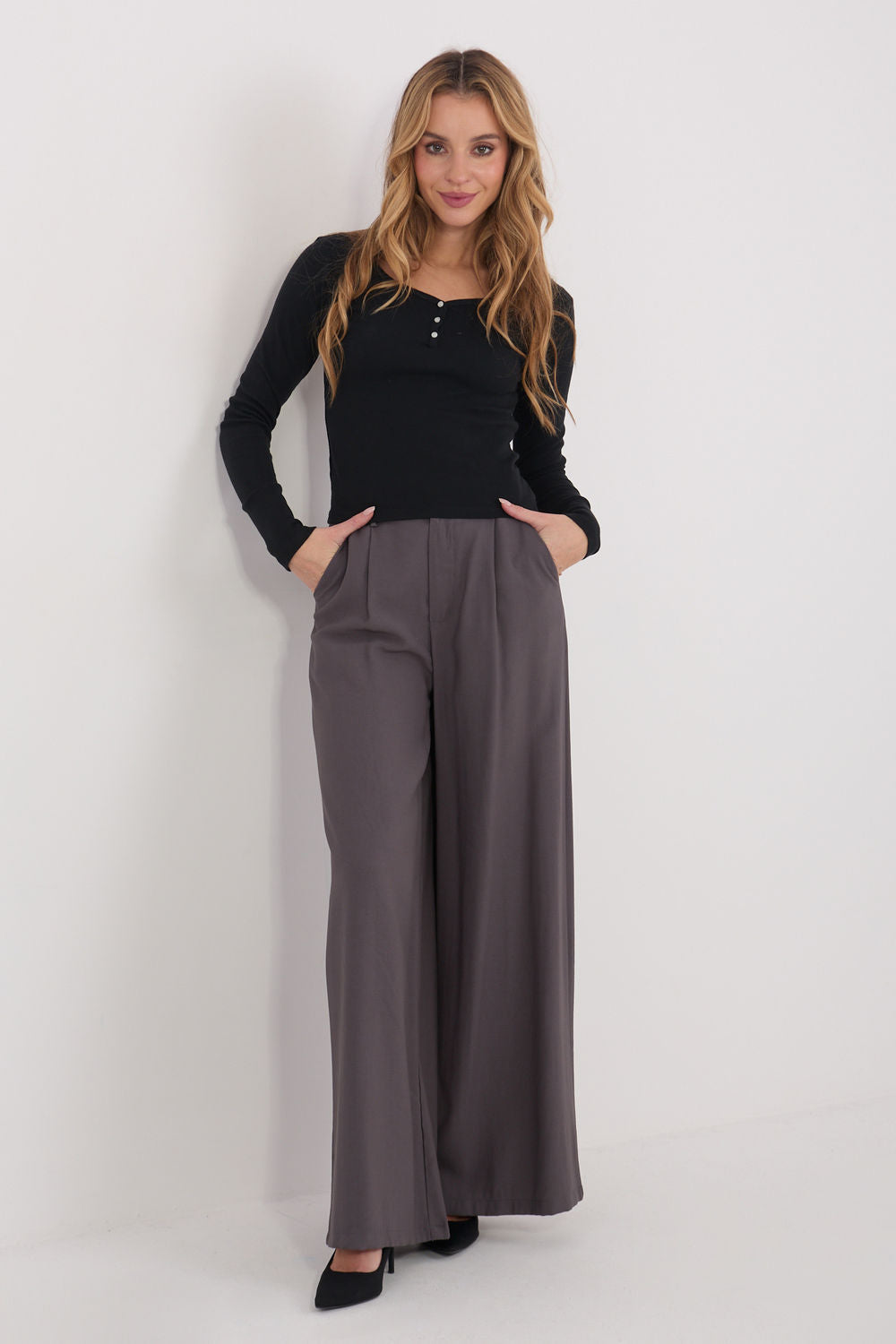 Blouse femme Factory Price Chemisier Chemisier — noir