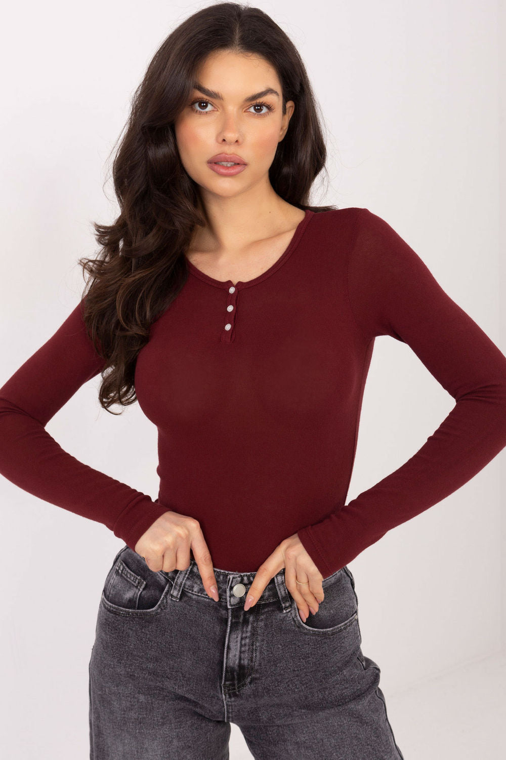 Blouse femme Factory Price Chemisier Chemisier — rouge