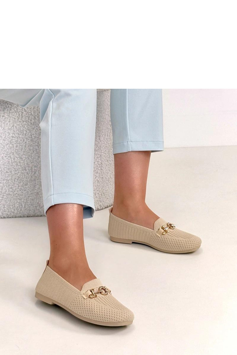 Moccasins femme Solea — beige