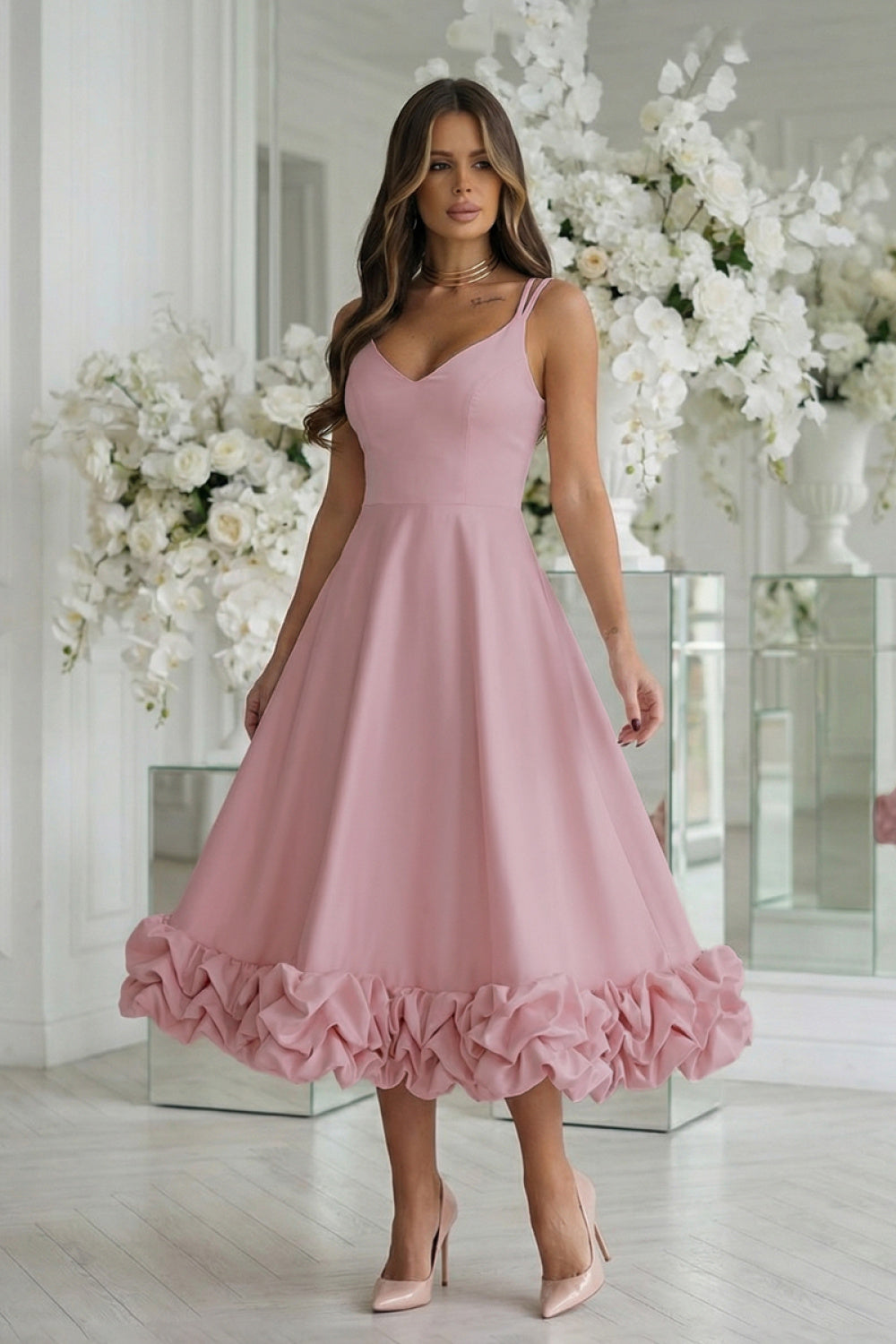 Robe femme Bicotone De Cocktail De — rosé