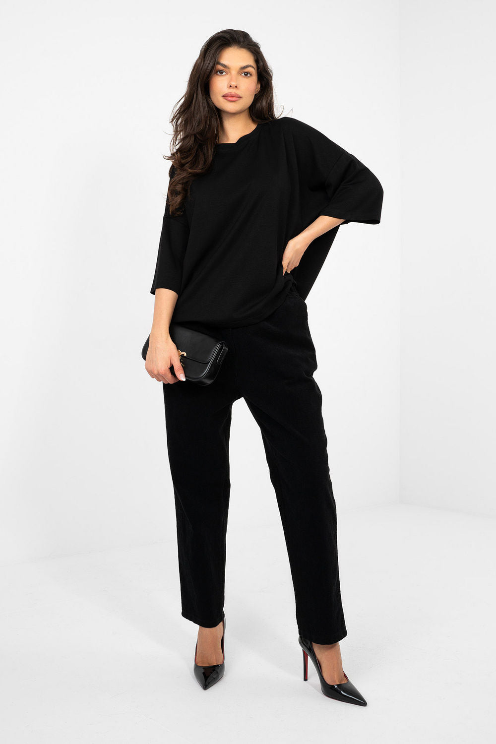 Blouse femme Rue Paris Chemisier Chemisier — noir