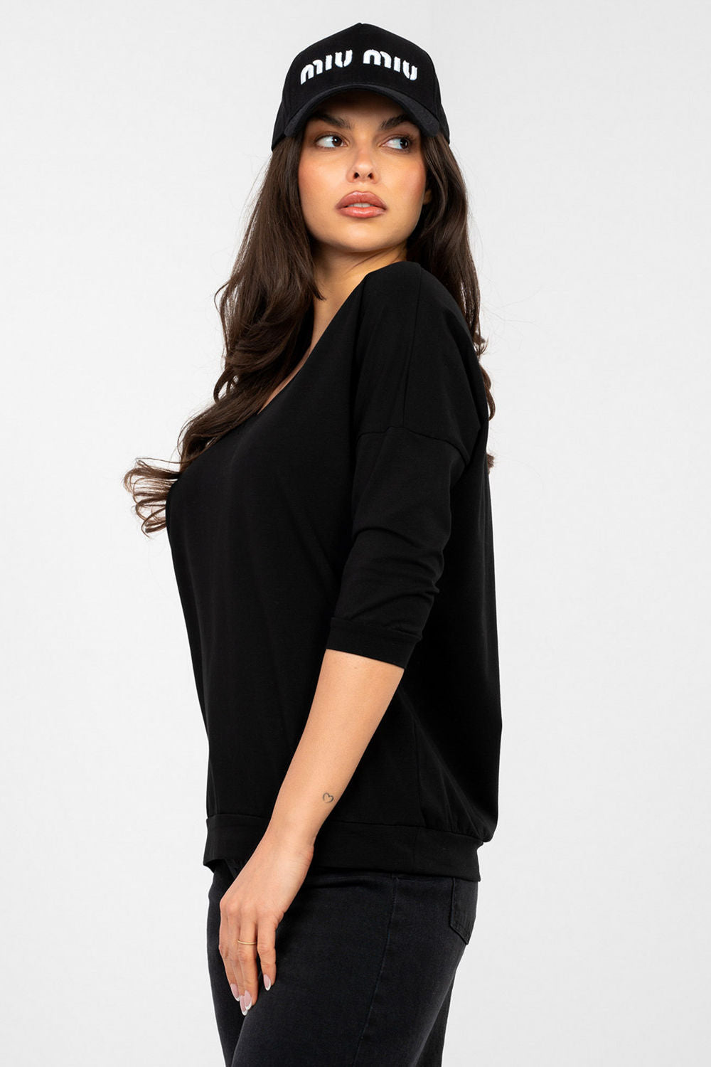 Blouse femme Rue Paris Chemisier Chemisier — noir