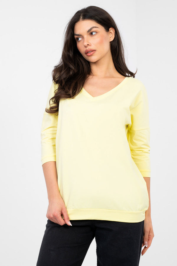 Blouse femme Rue Paris Chemisier Chemisier — jaune