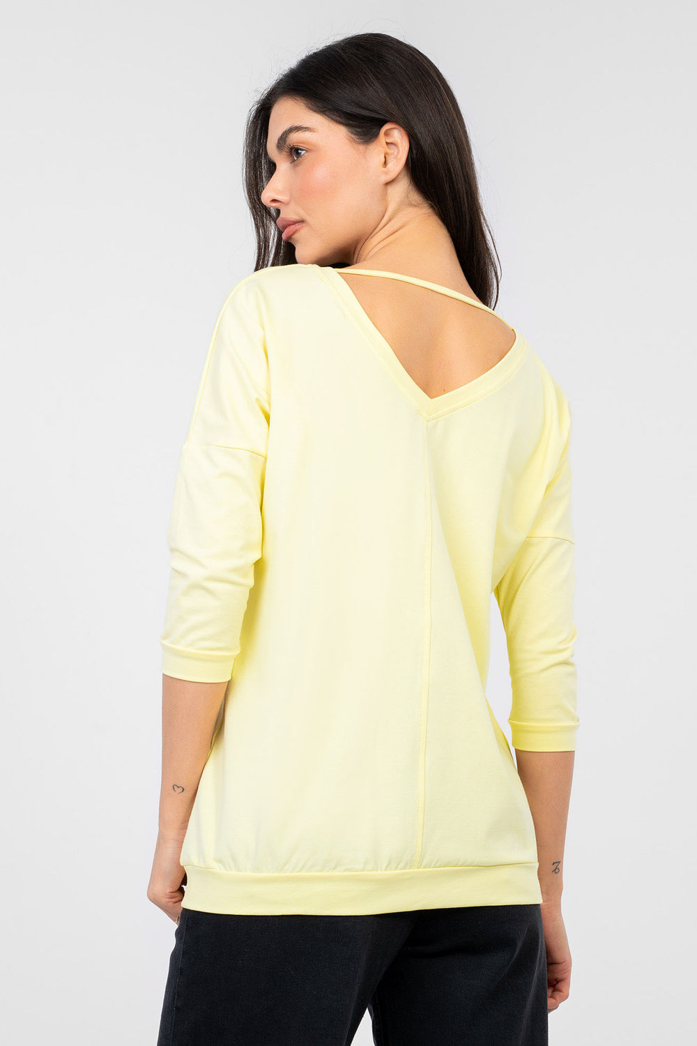 Blouse femme Rue Paris Chemisier Chemisier — jaune