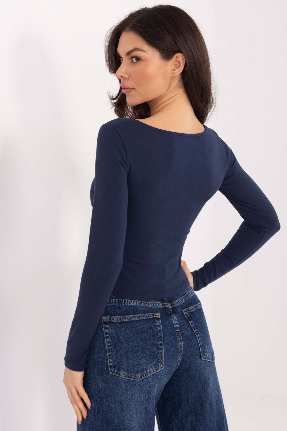 Blouse femme Factory Price Chemisier Chemisier — bleu marine