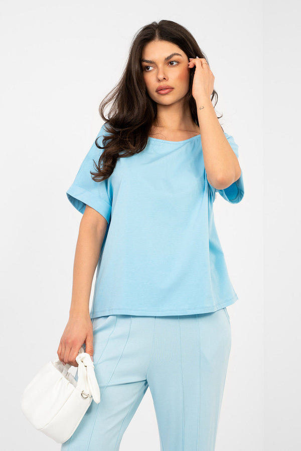 Blouse femme Rue Paris Chemisier Chemisier — bleu