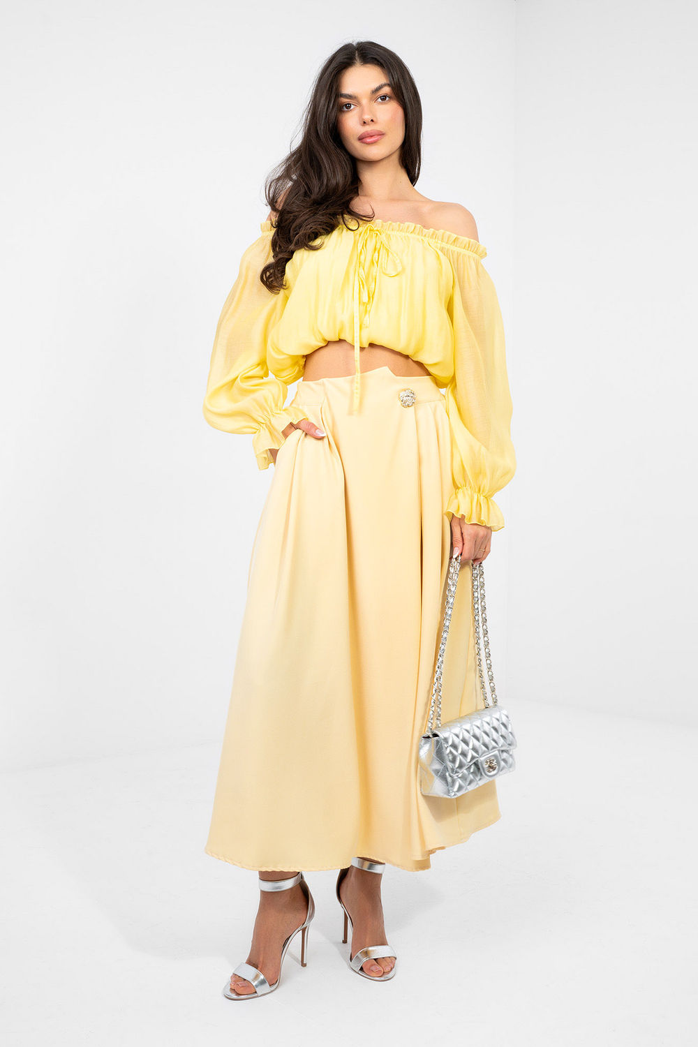 Jupe femme Factory Price — jaune