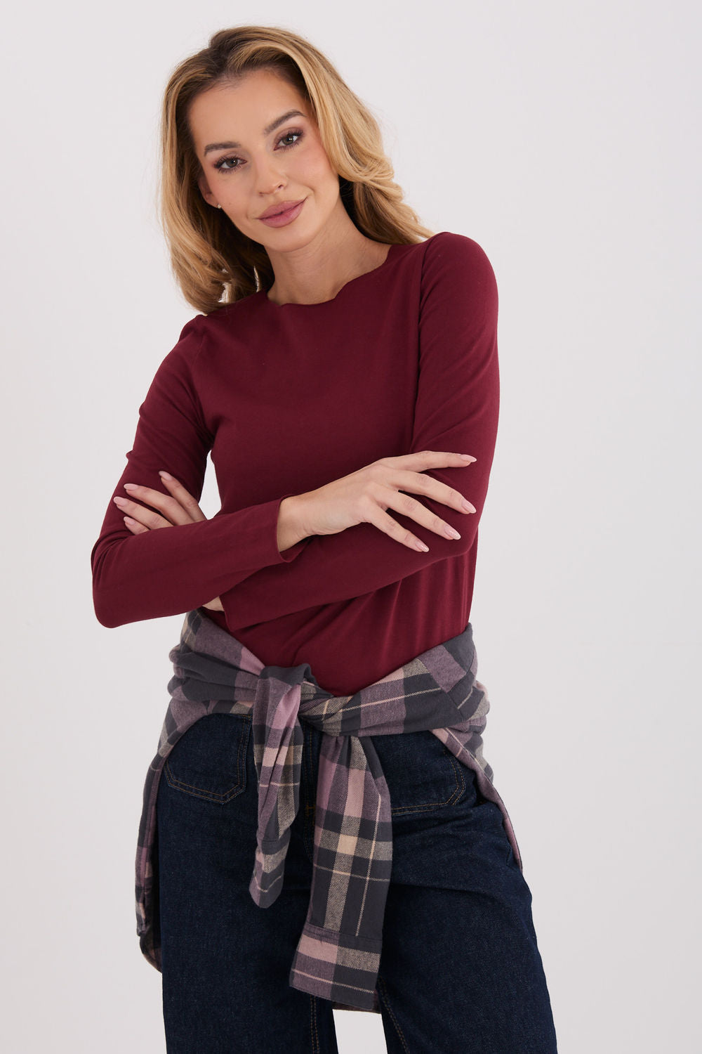 Blouse femme Factory Price Chemisier Chemisier — rouge