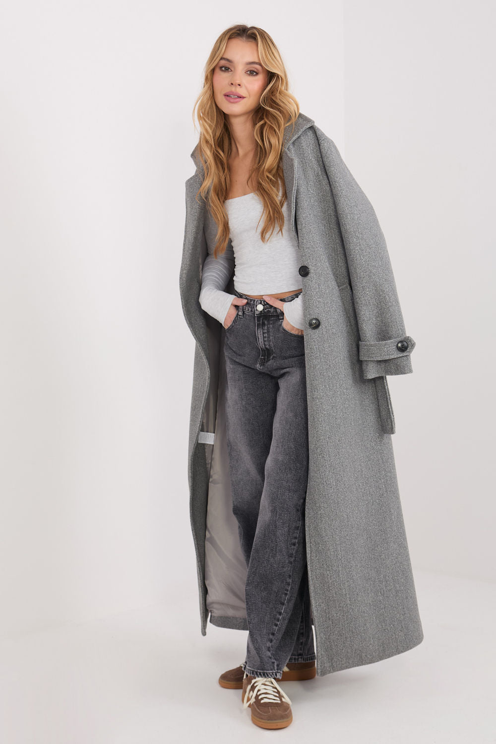 Blouse femme Factory Price Chemisier Chemisier — gris