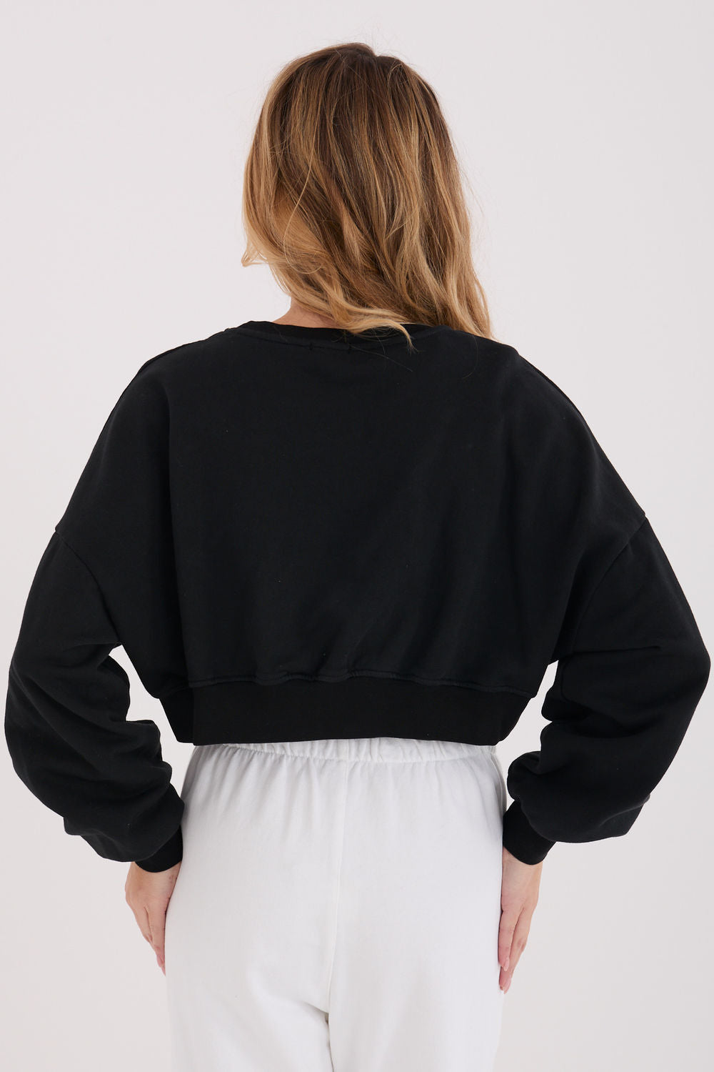 T-shirt femme Factory Price Sweatshirt Sweatshirt — noir
