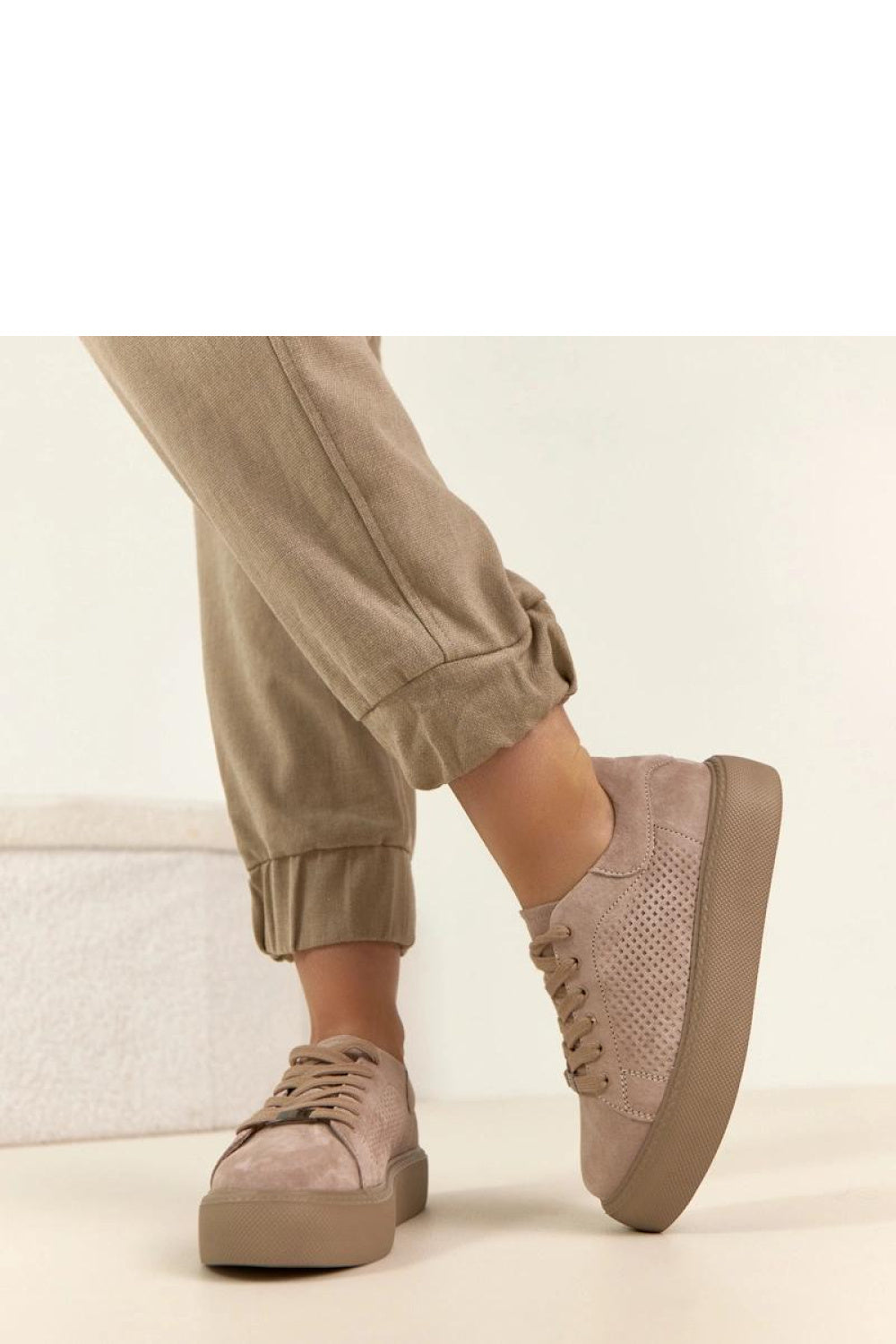 Baskets femme Solea À Plateforme À — beige