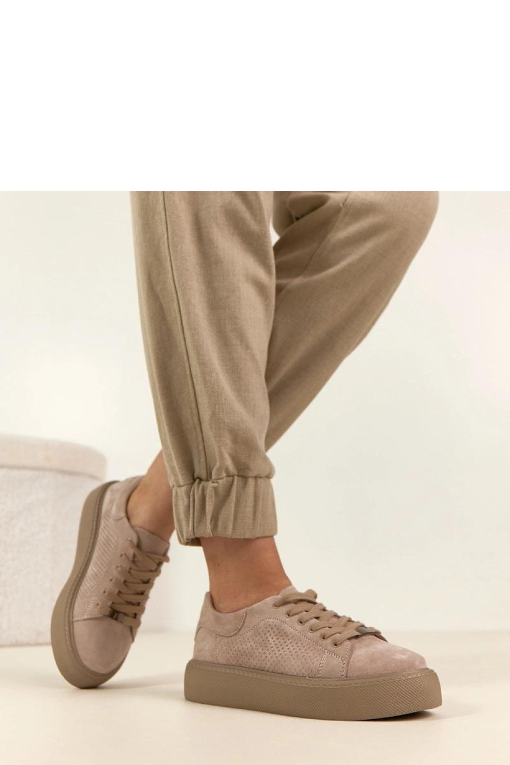 Baskets femme Solea À Plateforme À — beige