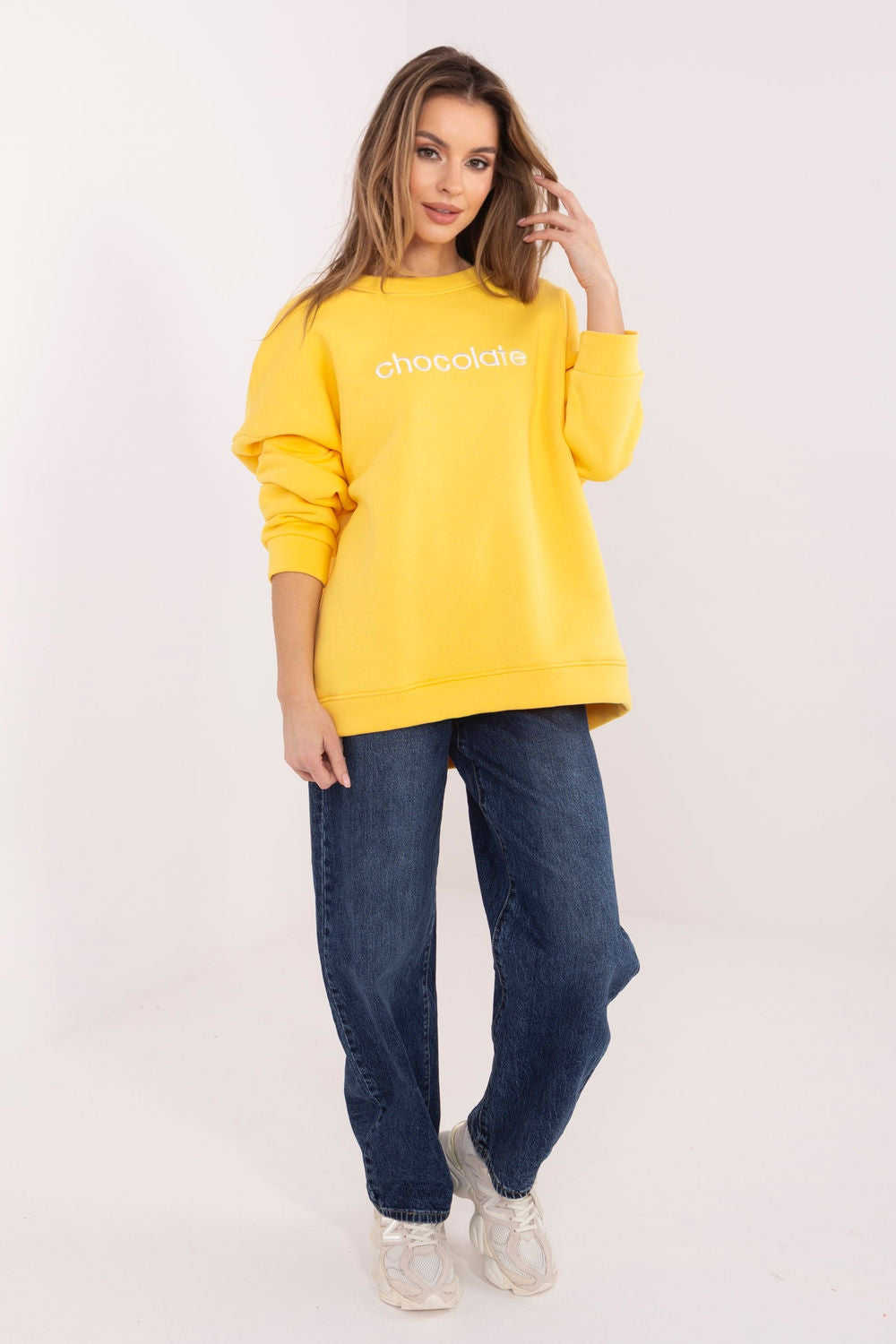T-shirt femme Rue Paris Sweatshirt Sweatshirt — jaune