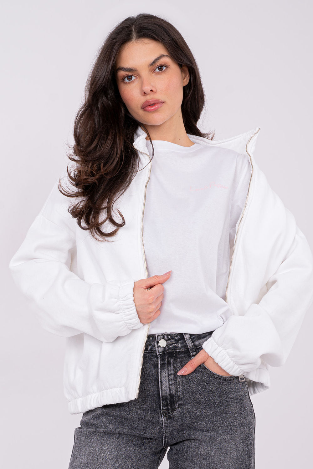 T-shirt femme Factory Price Sweatshirt Sweatshirt — beige