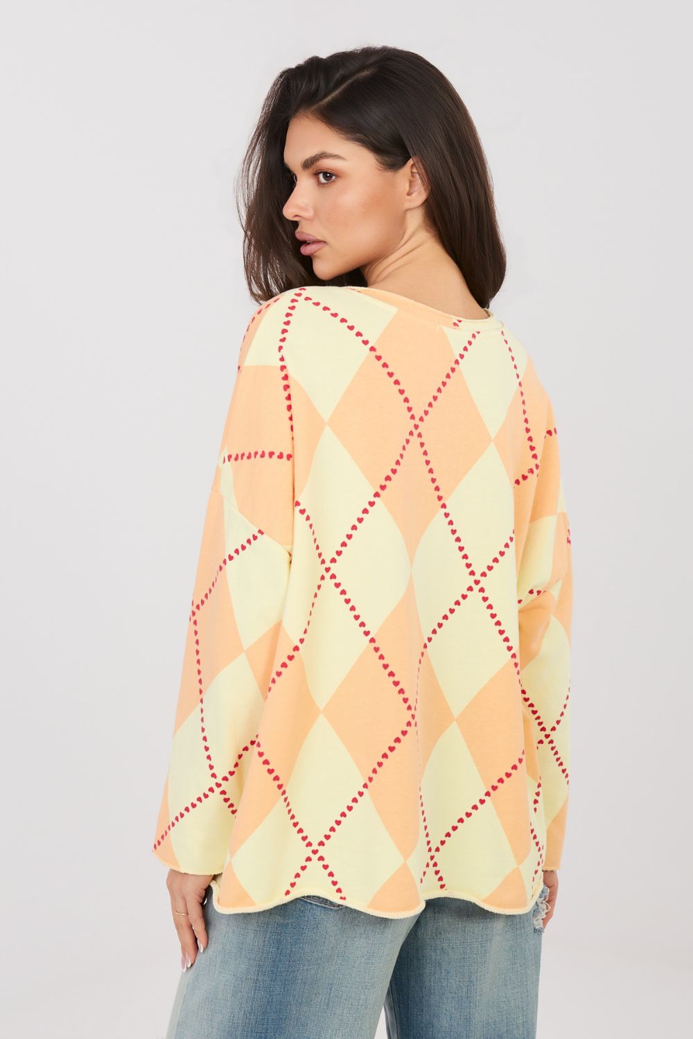 T-shirt femme Factory Price Sweatshirt Sweatshirt — orange