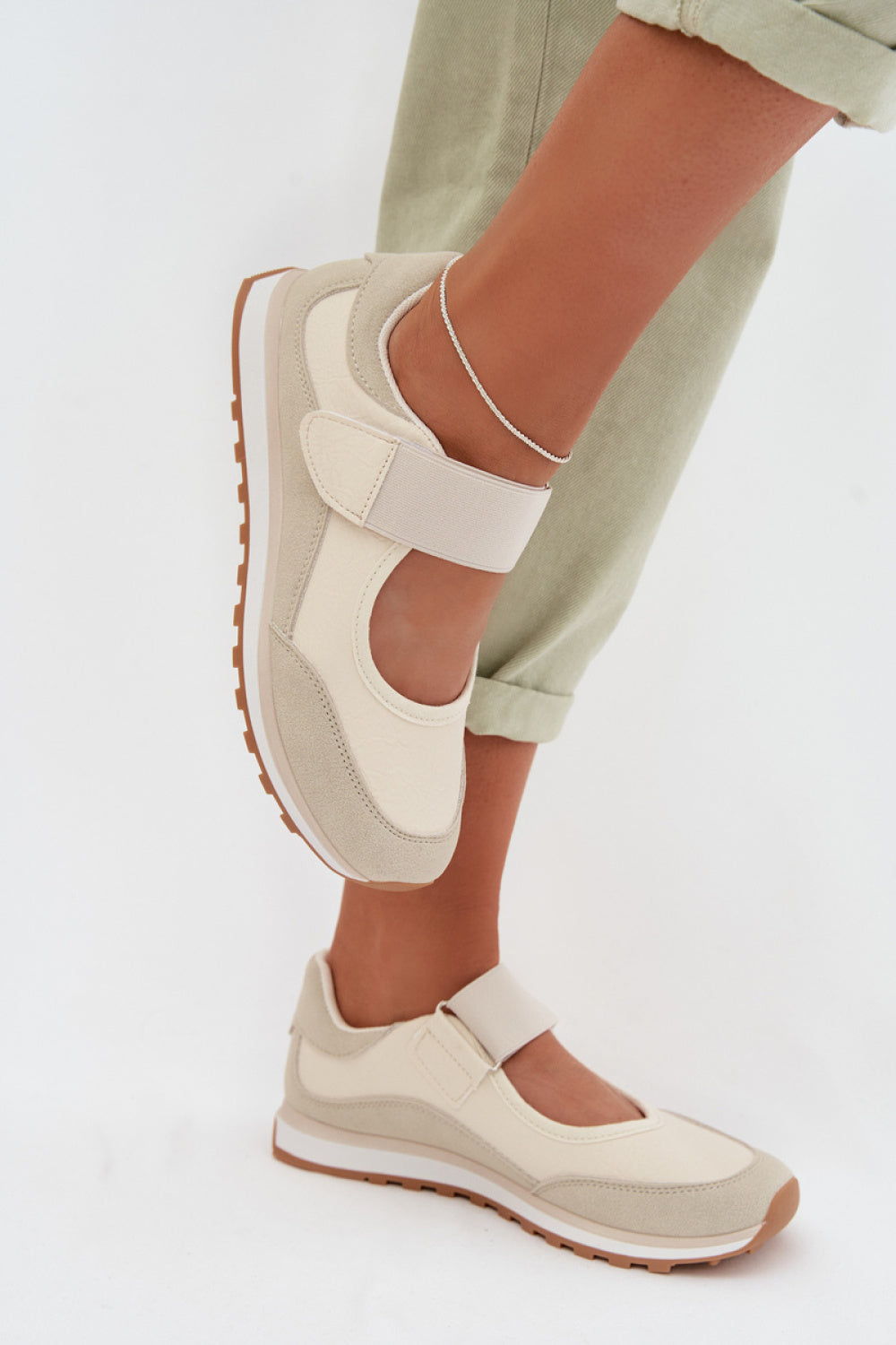Bottes femme Step in style Chaussures Basses Chaussures — beige