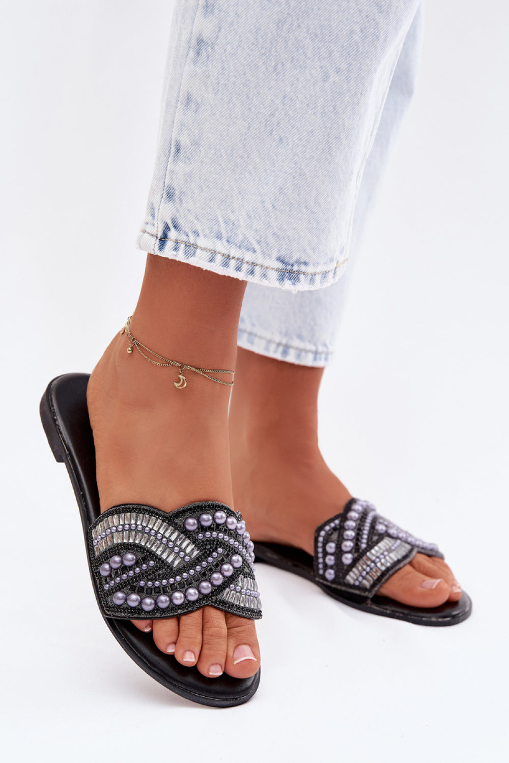 Sandales femme Step in style Clacquettes Clacquettes — noir