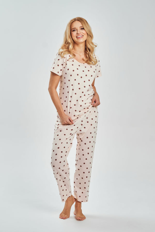 Pyjama femme Taro — beige