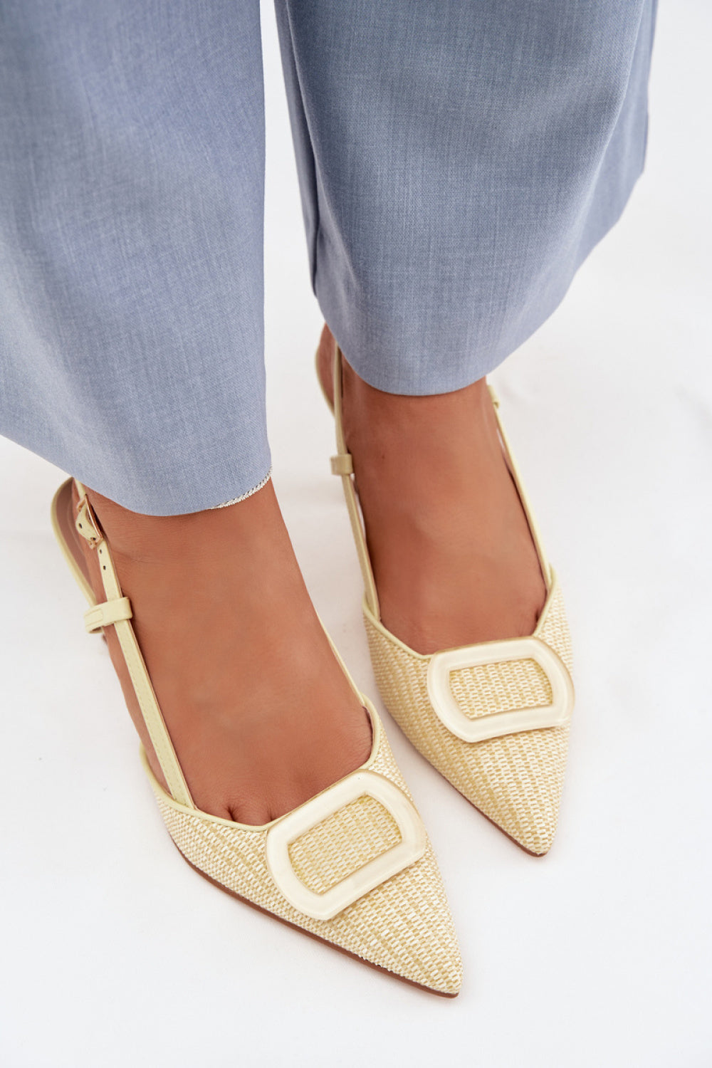 Sandales femme Step in style À Talons À — jaune