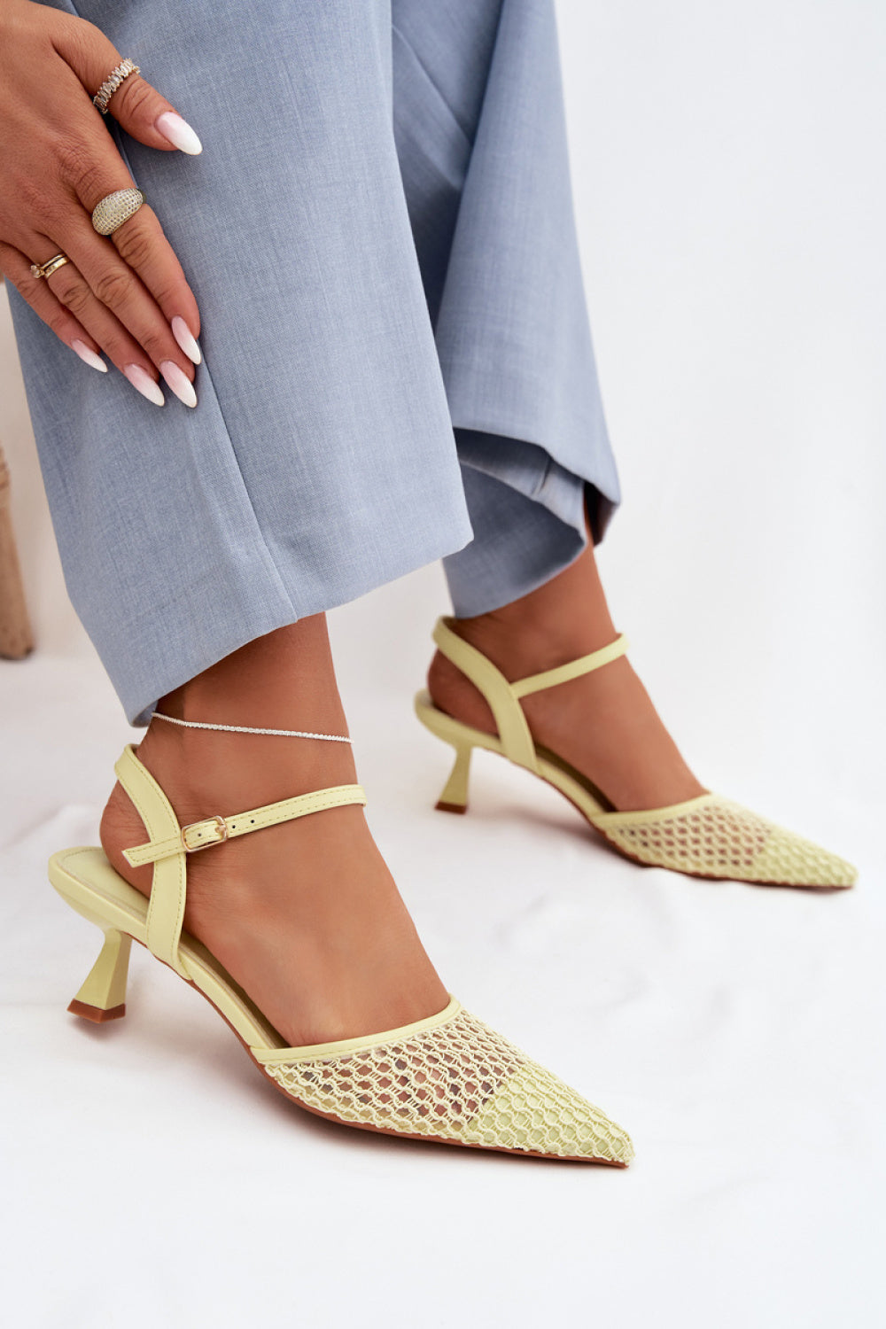 Sandales femme Step in style À Talons À — jaune
