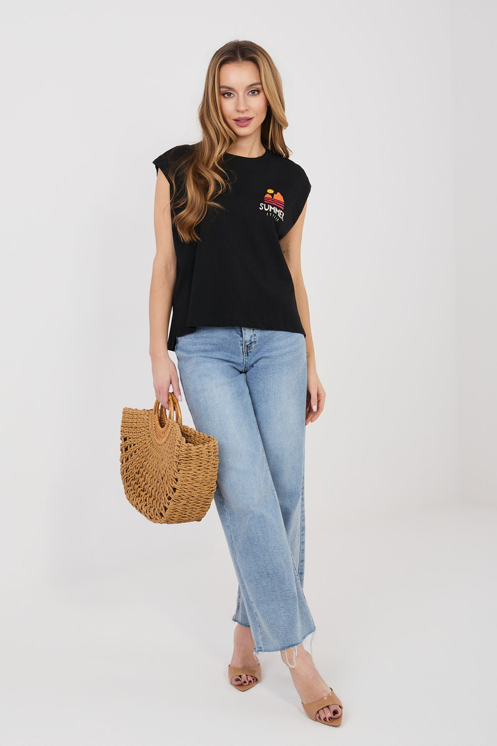 Blouse femme Sublevel T Shirt T — noir
