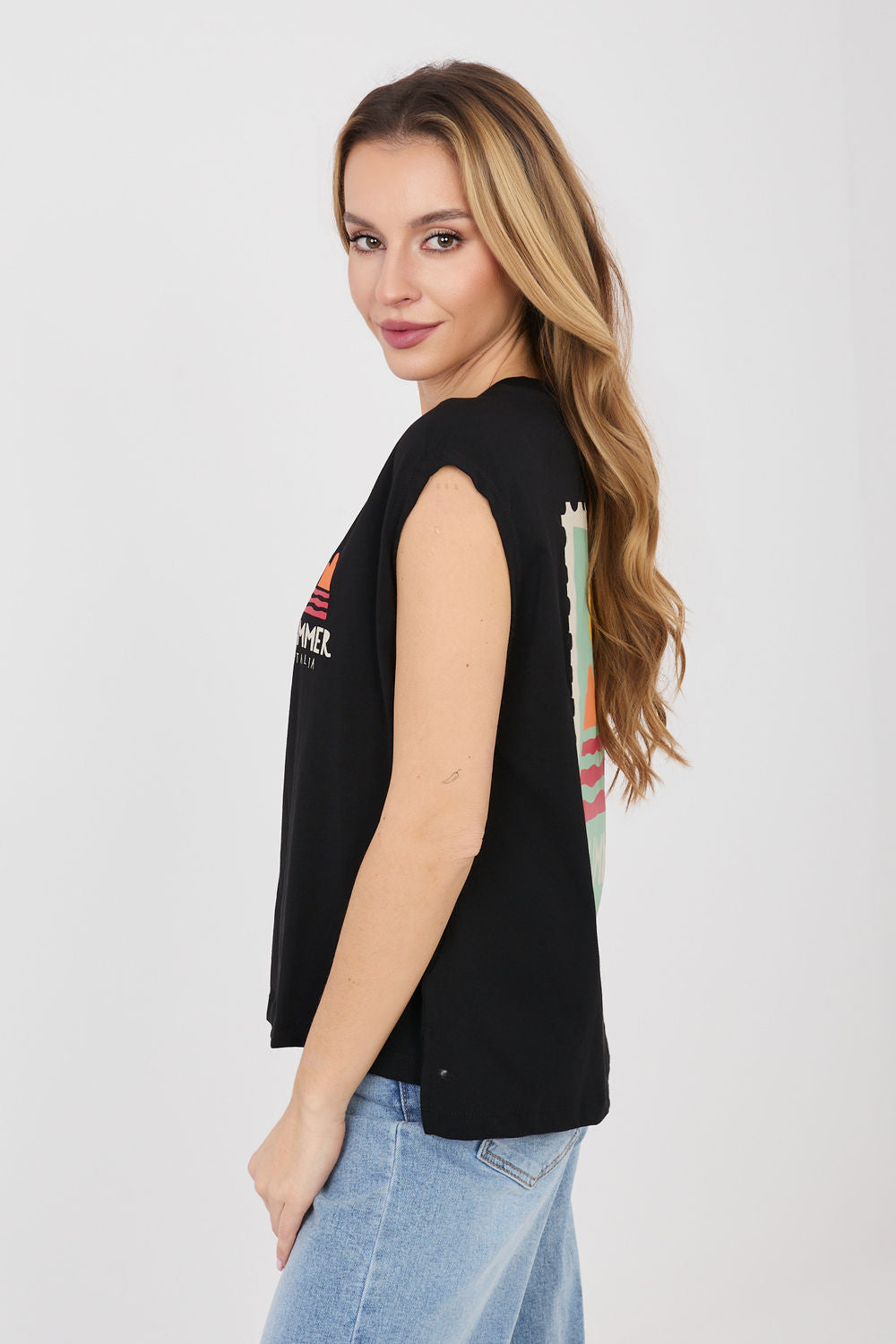 Blouse femme Sublevel T Shirt T — noir