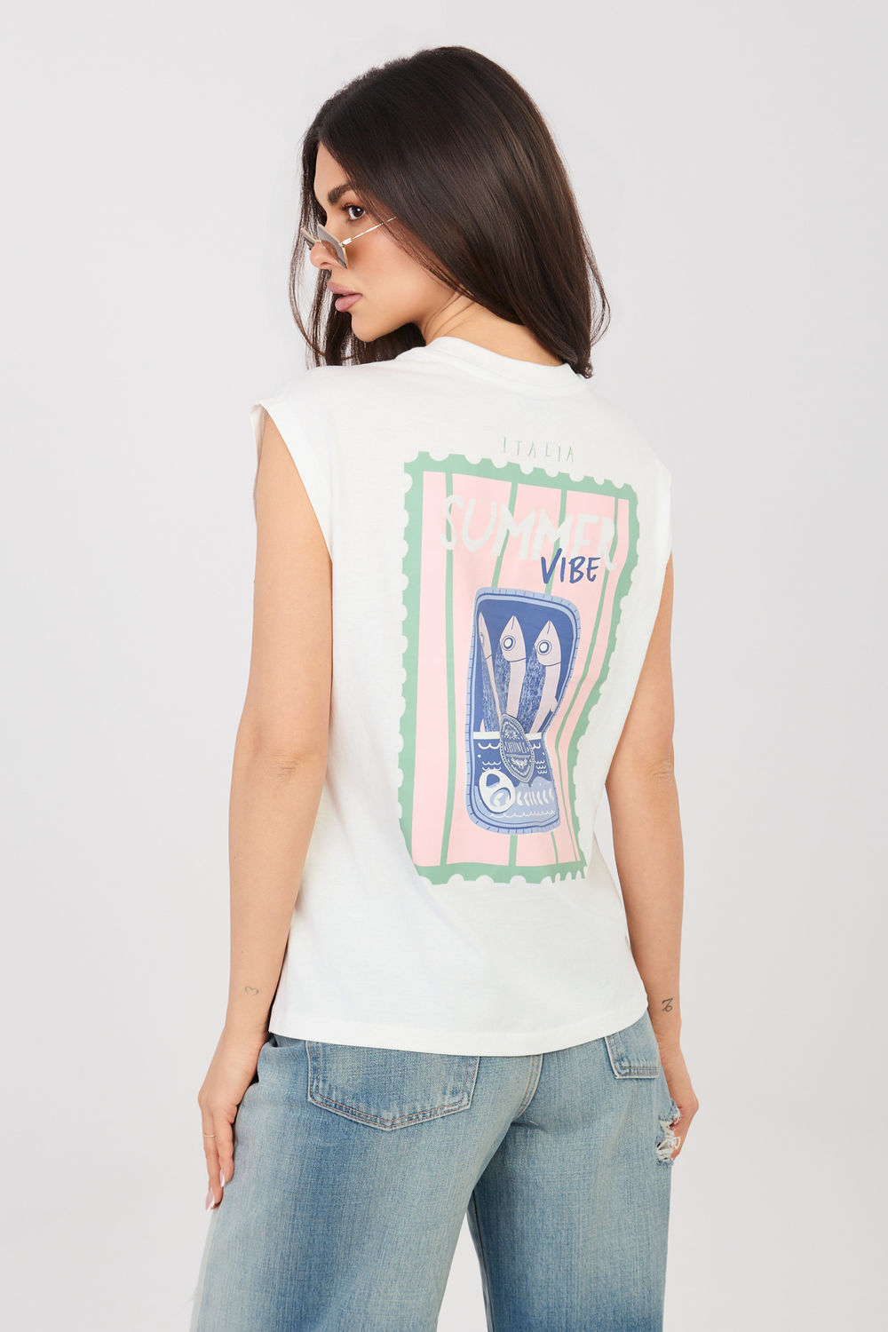 Blouse femme Sublevel T Shirt T — blanc