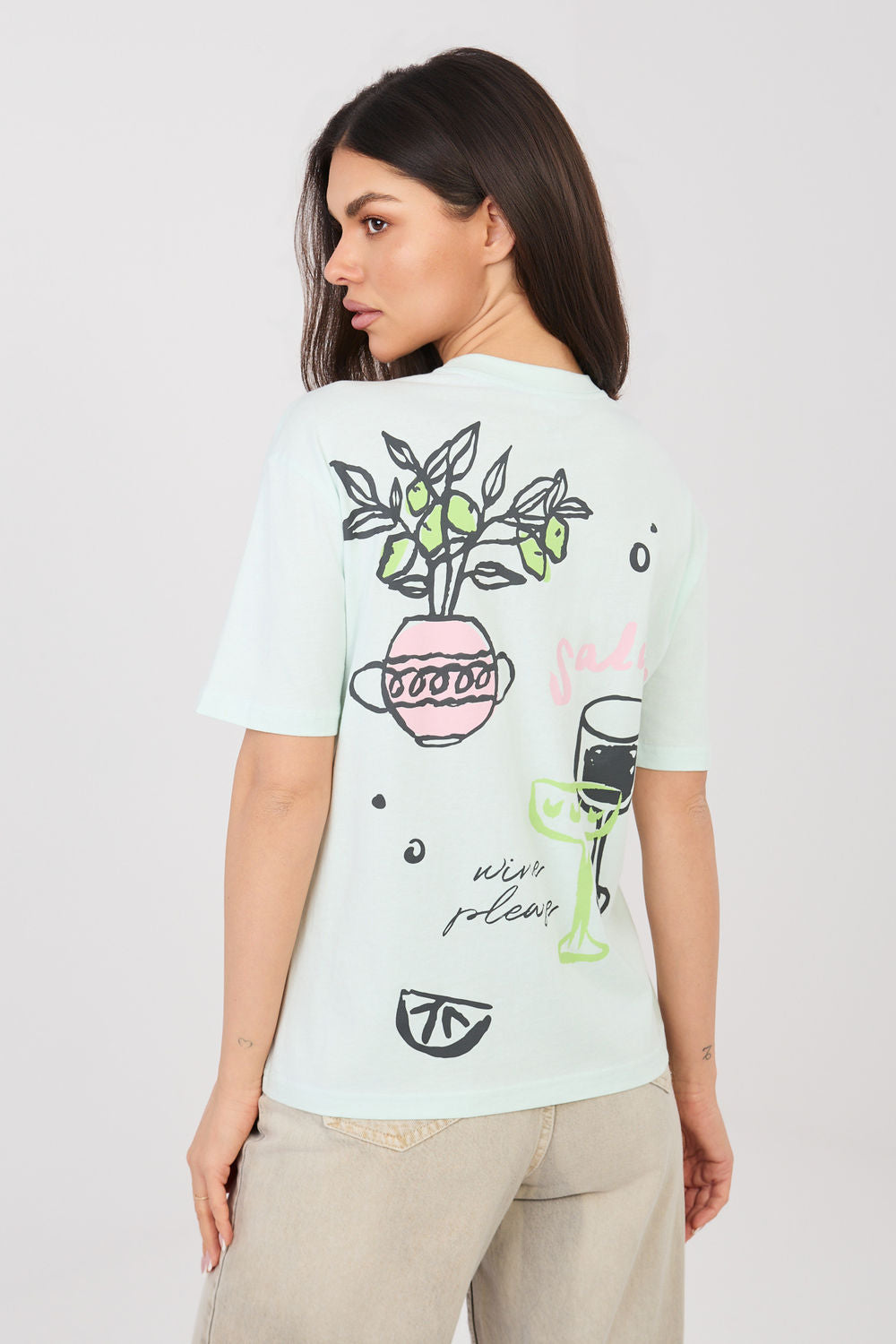 Blouse femme Sublevel T Shirt T — vert