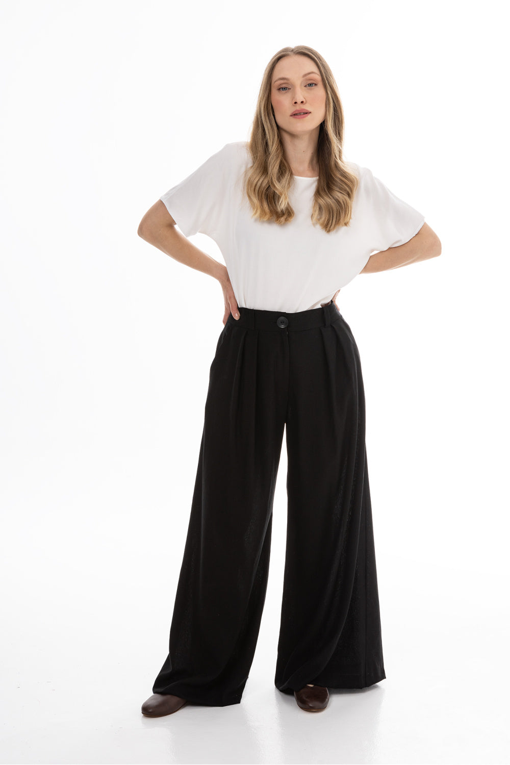 Chaussures à talons femme awama Pantalon Pantalon — noir