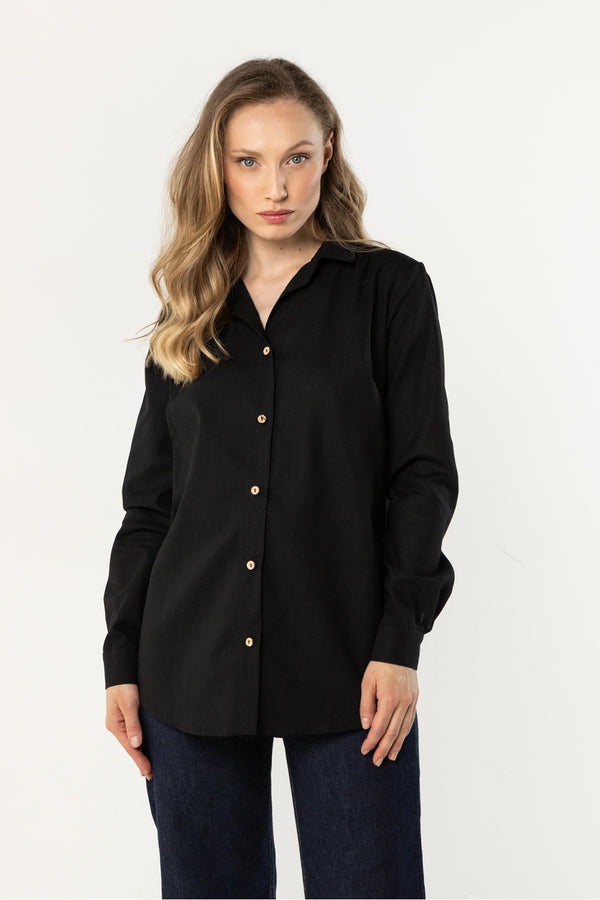 Blouse femme awama — noir