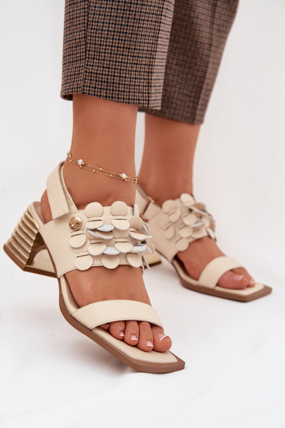 Sandales femme Step in style À Talons À — beige