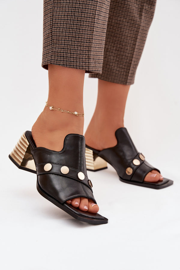 Sandales femme Step in style Des Mules À — noir