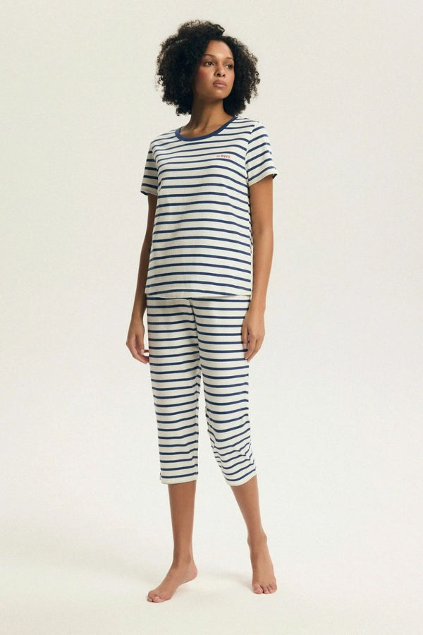 Pyjama femme Henderson — bleu marine