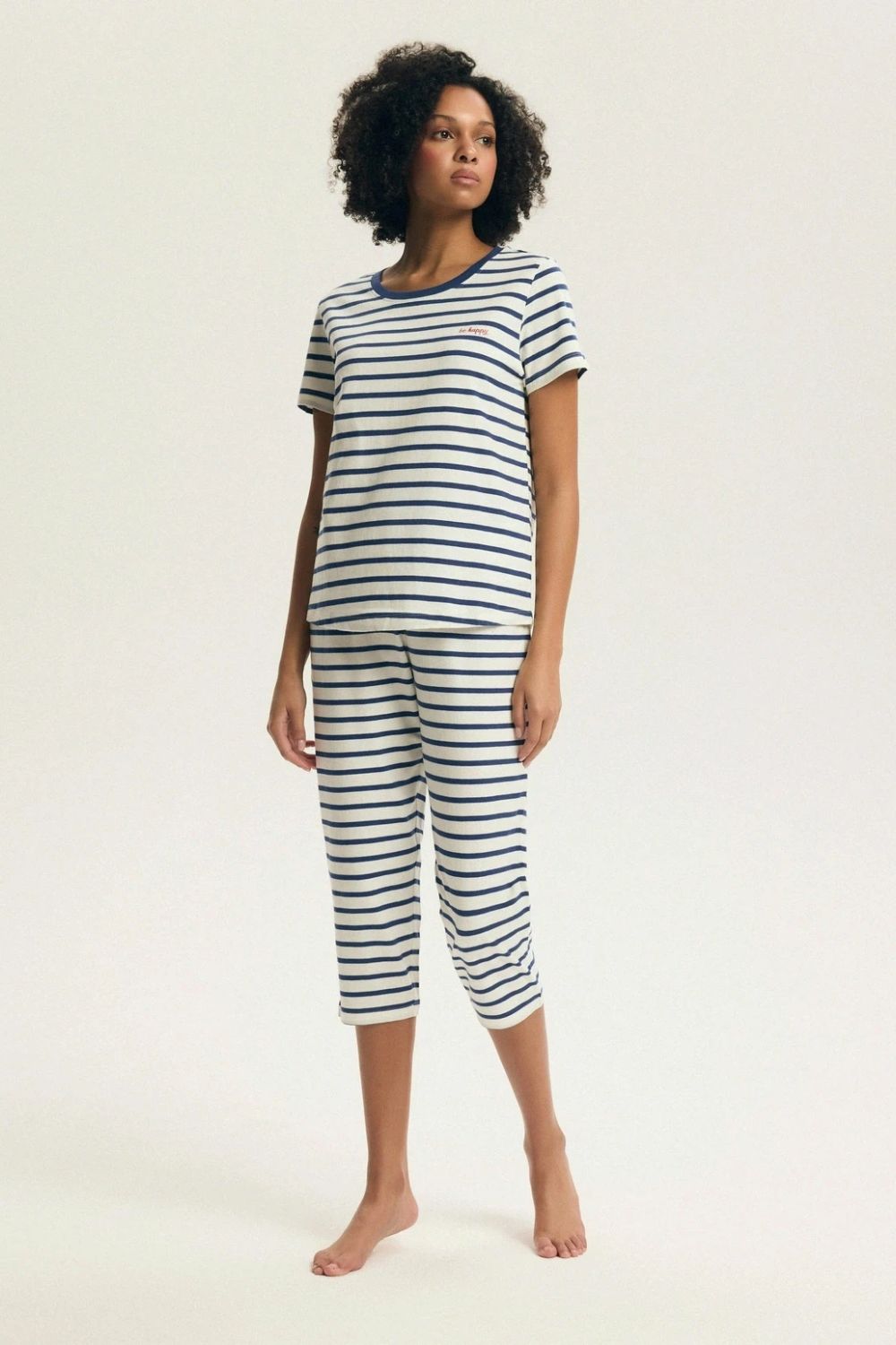Pyjama femme Henderson — bleu marine