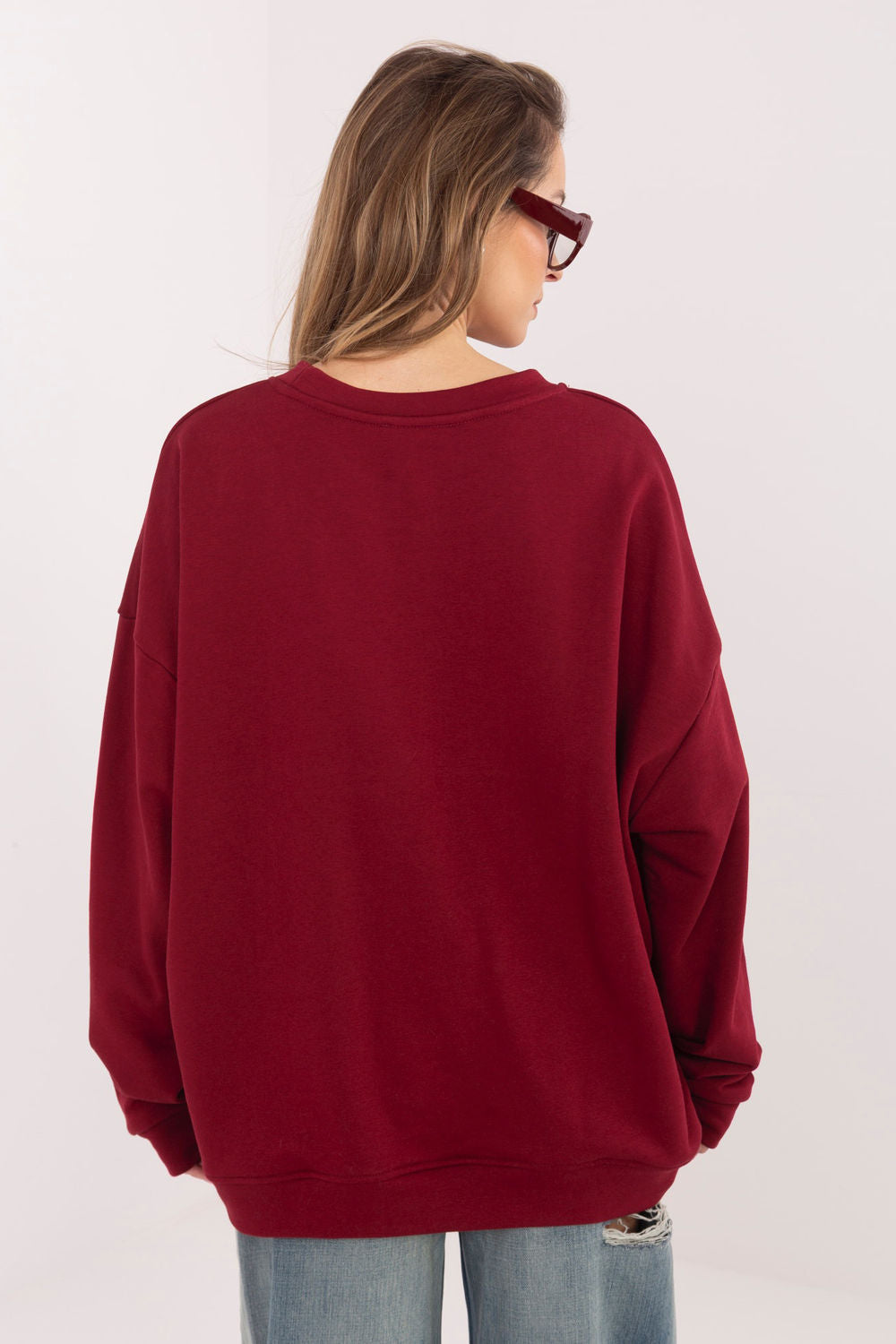 T-shirt femme Relevance Sweatshirt Sweatshirt — rouge