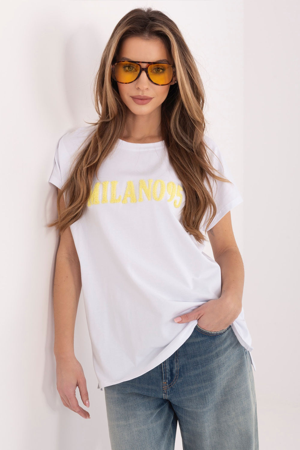 Blouse femme Relevance T Shirt T — jaune