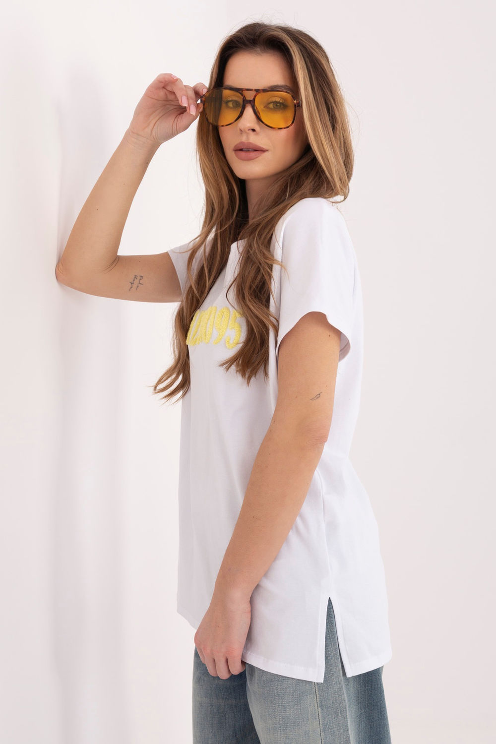 Blouse femme Relevance T Shirt T — jaune
