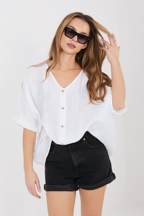 Blouse femme Italy Moda — blanc