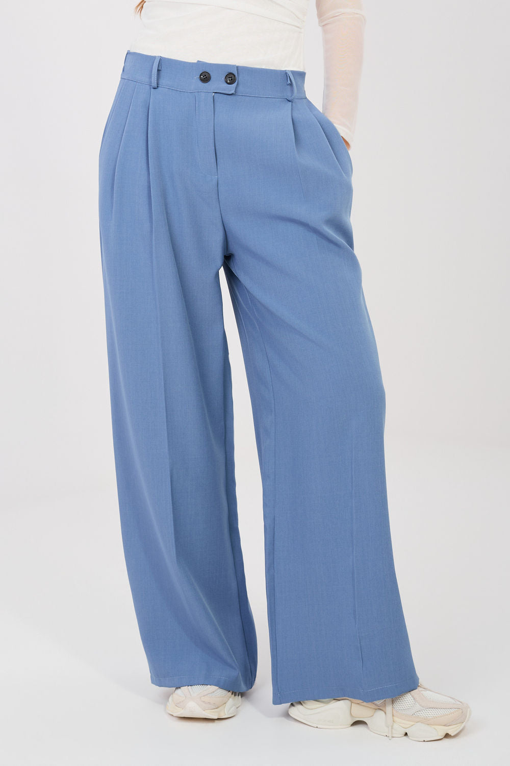 Chaussures à talons femme Rue Paris Pantalon Pantalon — bleu