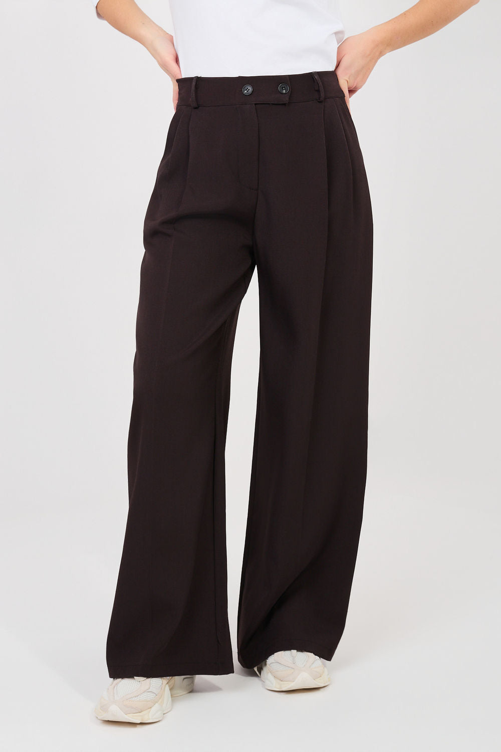 Chaussures à talons femme Rue Paris Pantalon Pantalon — brun