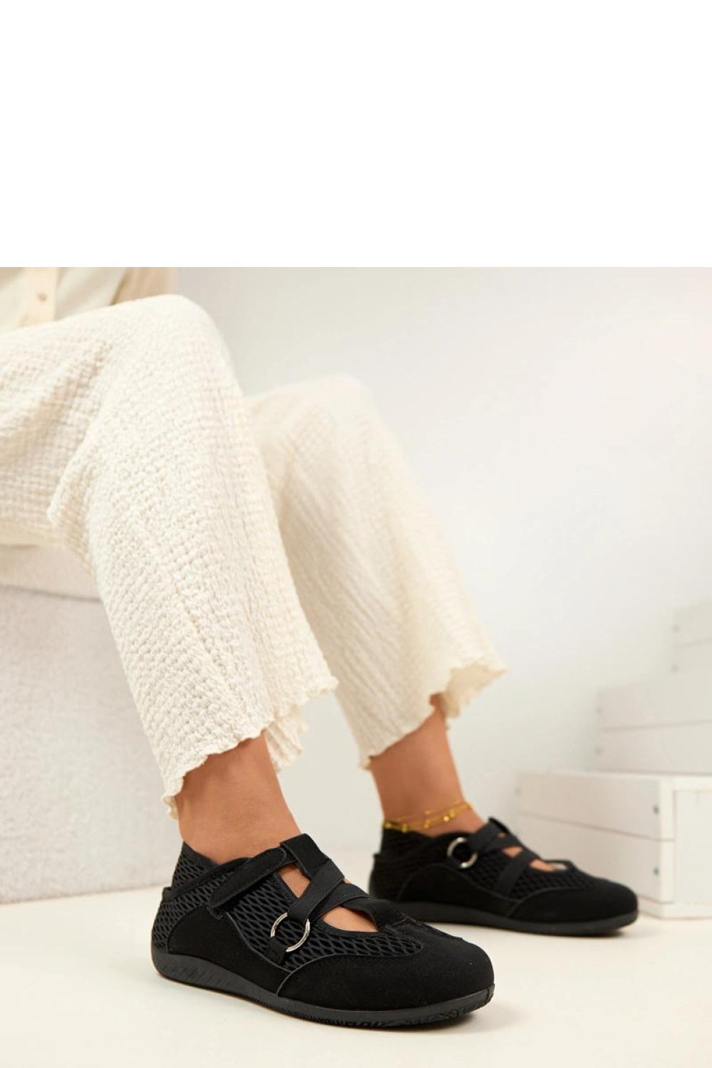 Ballerine femme Solea — noir