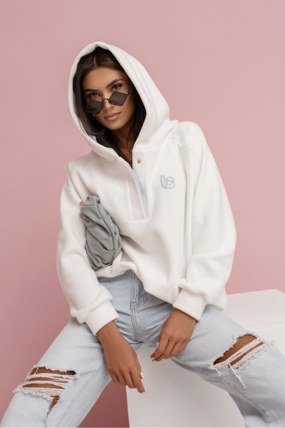 T-shirt femme LaBalancia Sweatshirt Sweatshirt — beige