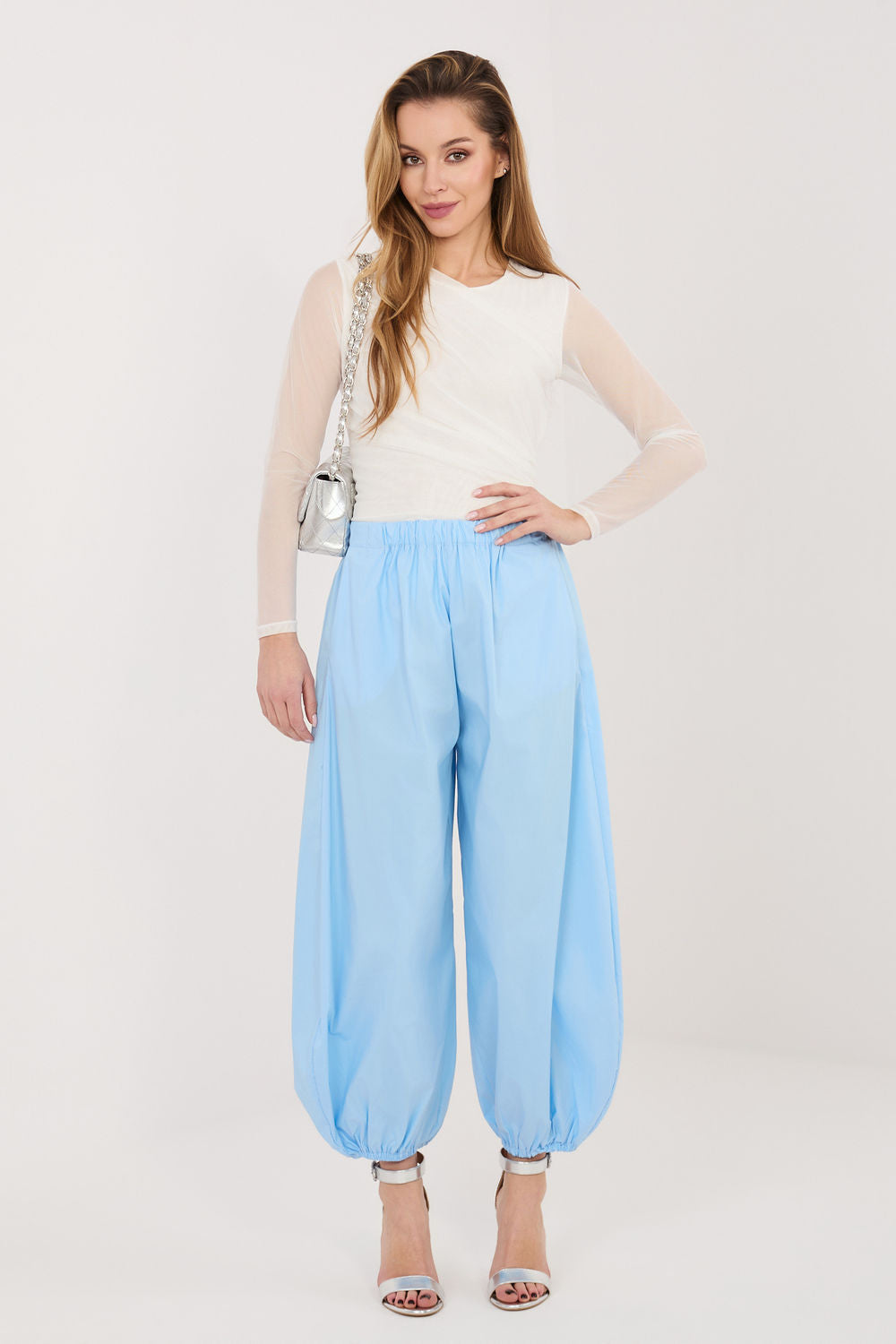 Chaussures à talons femme Rue Paris Pantalon Pantalon — bleu