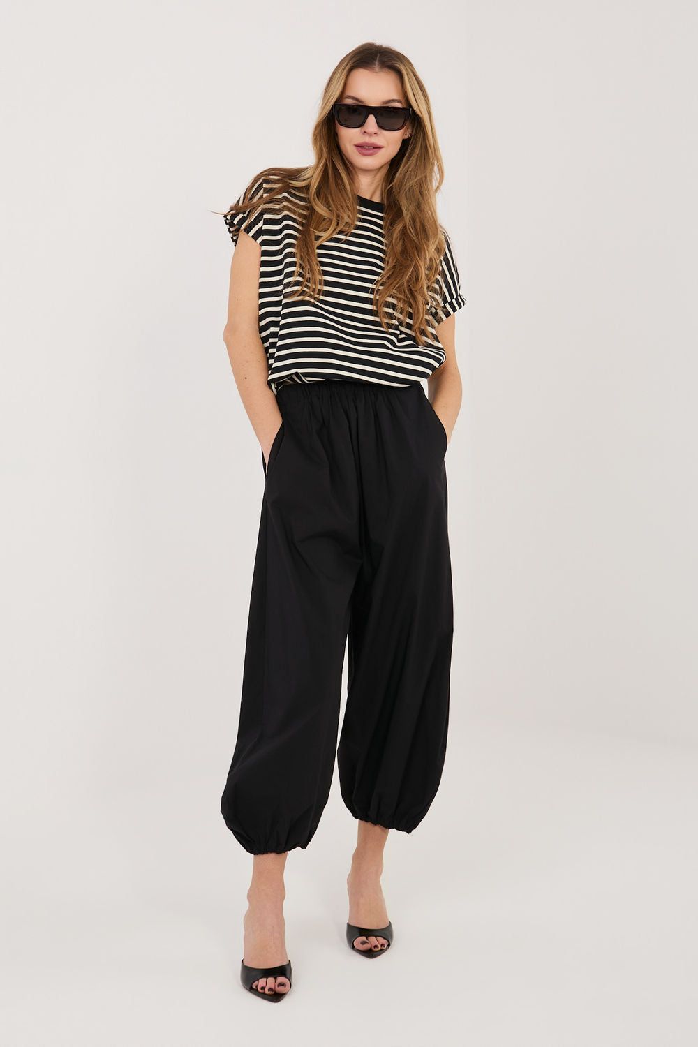Chaussures à talons femme Rue Paris Pantalon Pantalon — noir