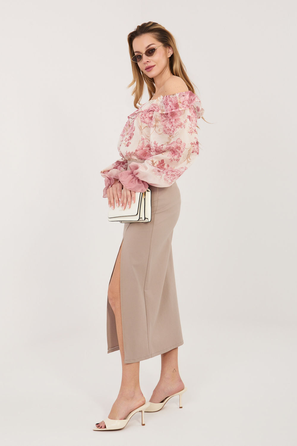 Jupe femme Rue Paris — beige