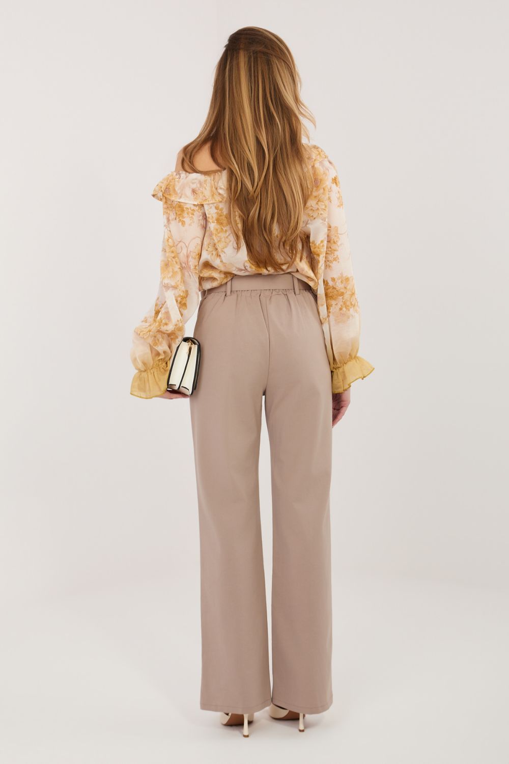 Chaussures à talons femme Rue Paris Pantalon Pantalon — beige