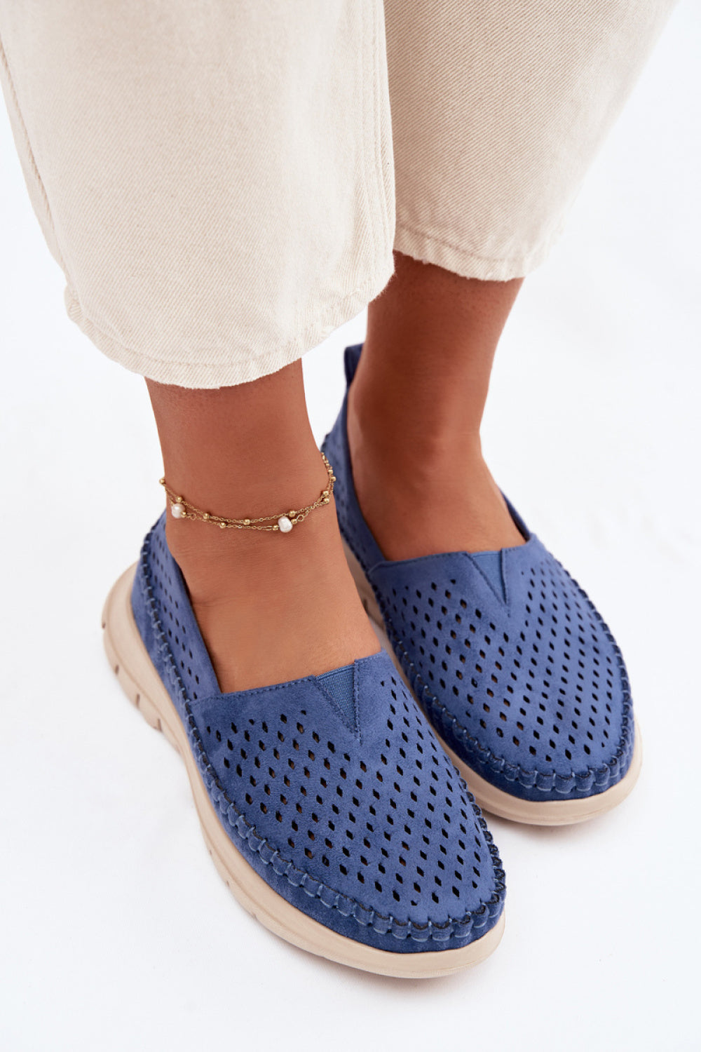 Moccasins femme Step in style — bleu