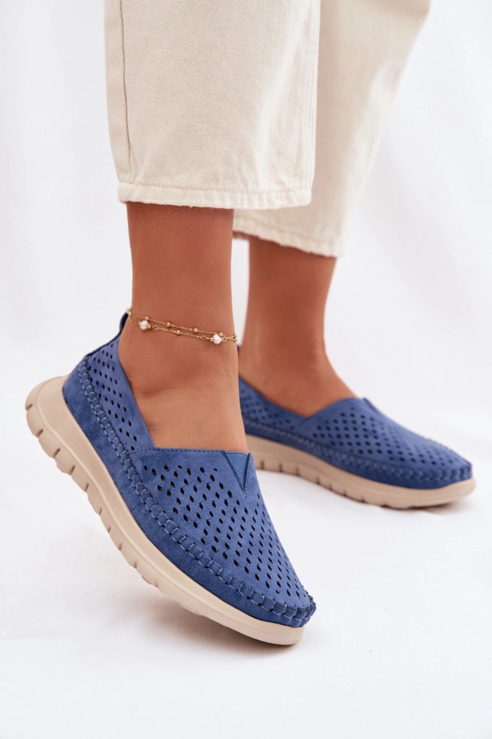 Moccasins femme Step in style — bleu
