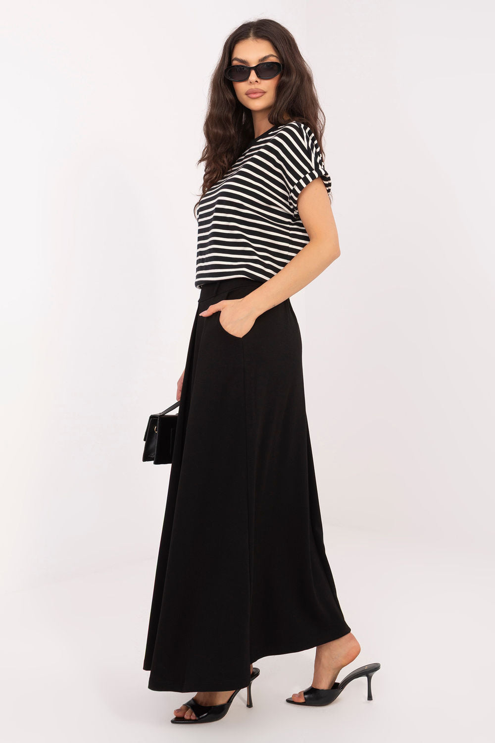Jupe femme Relevance Longue Longue — noir
